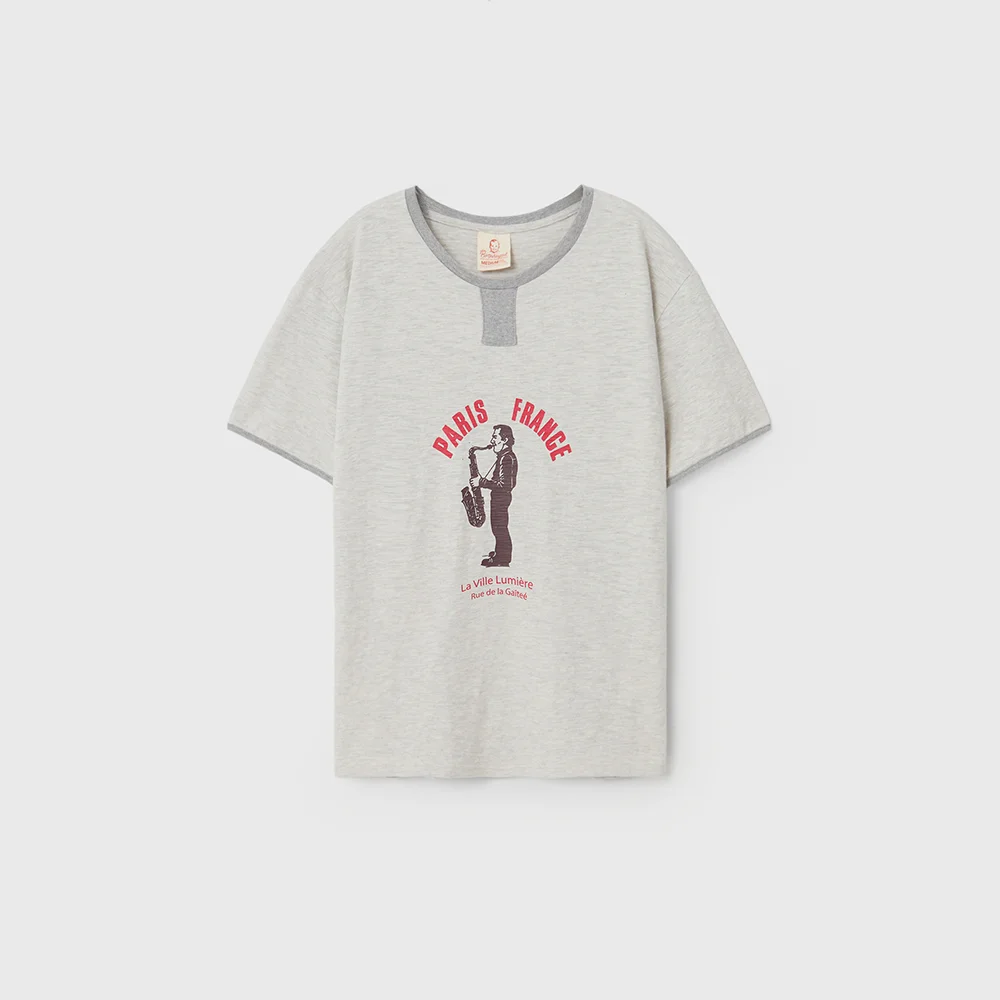 CITY SOUVENIR TEE PARIS (GREY)