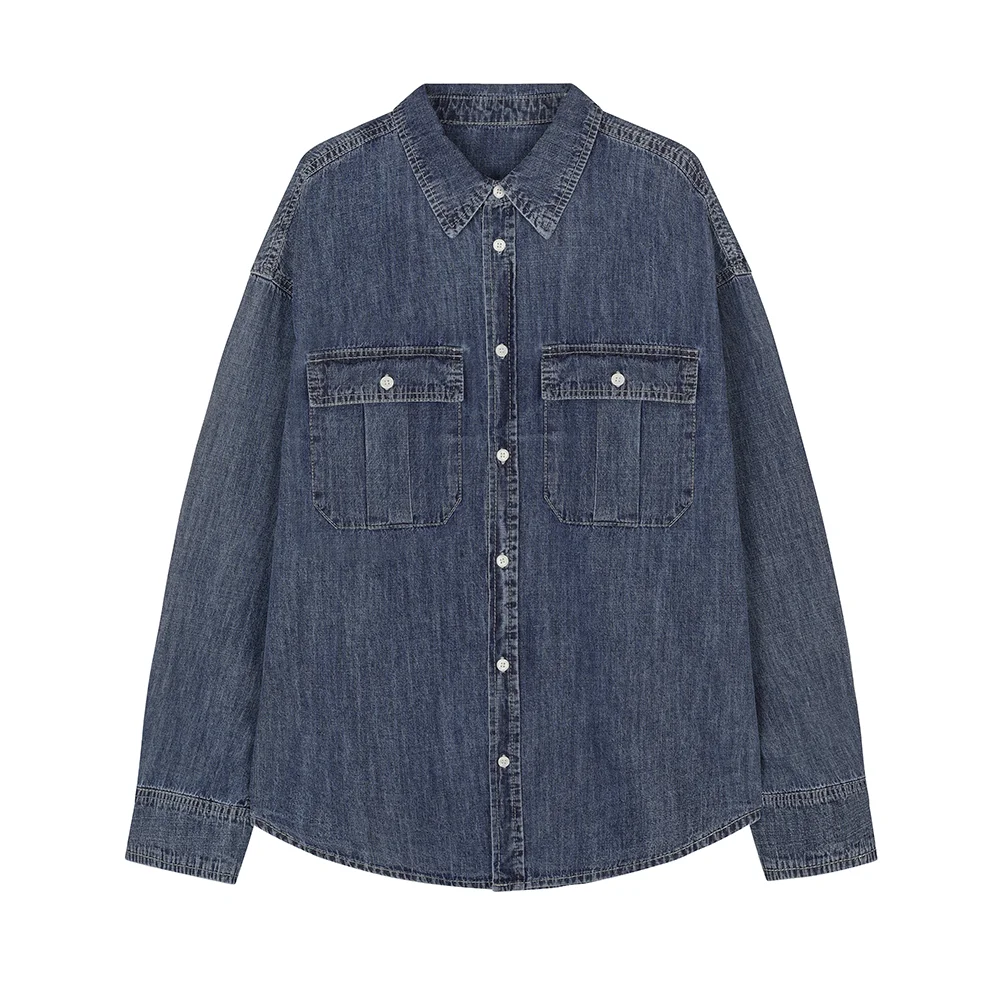 Denim Work Shirts DCSH007Blue