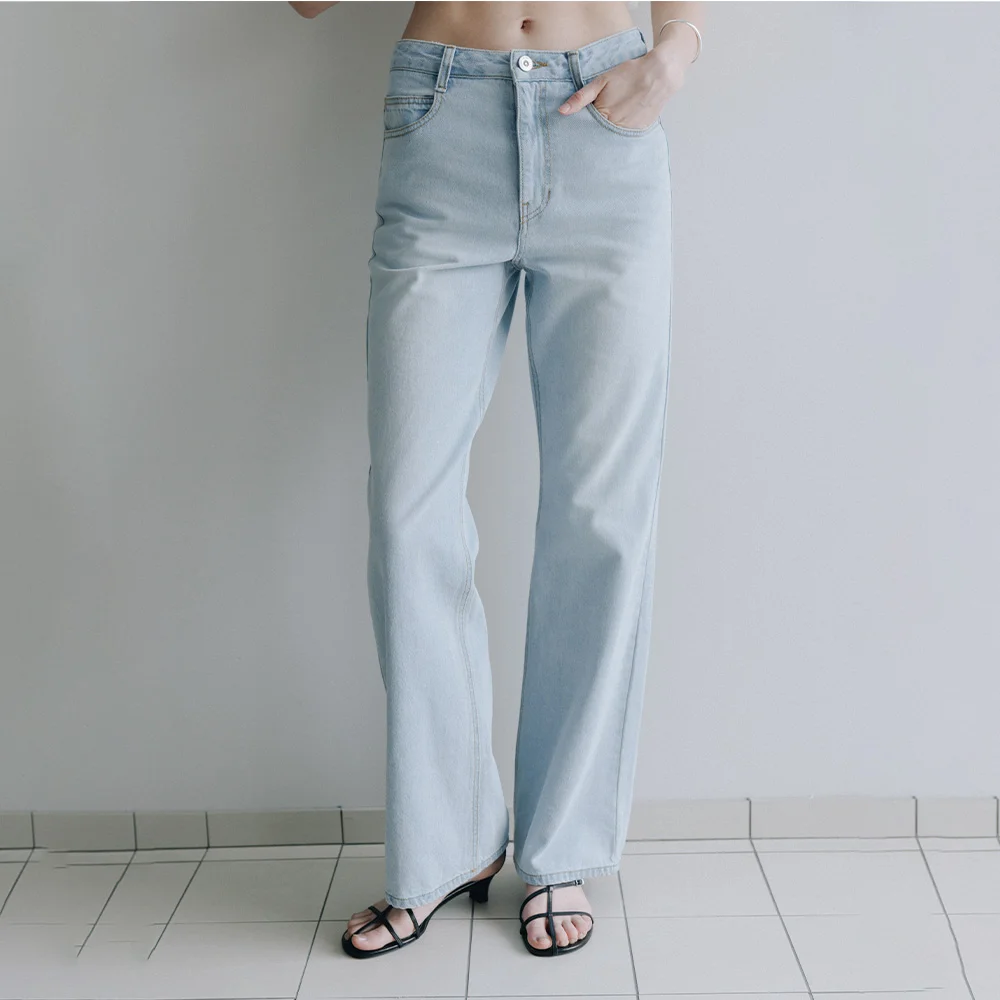 Flared Denim Pants SJ6ML798_2color