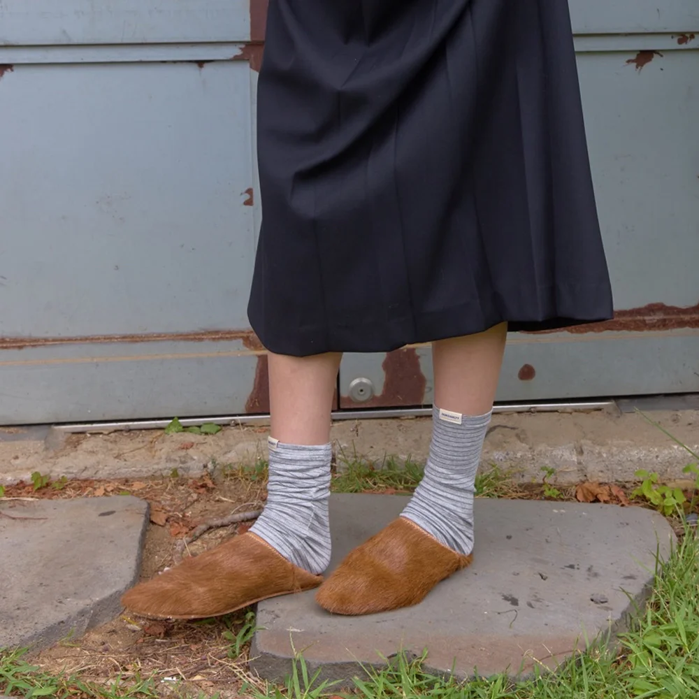 Peek Stipe Socks / Gray