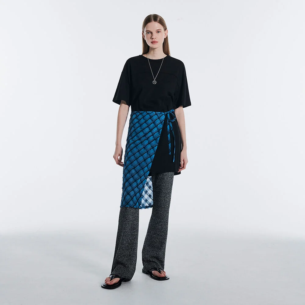 2WAY EASY WRAP DRESS KS