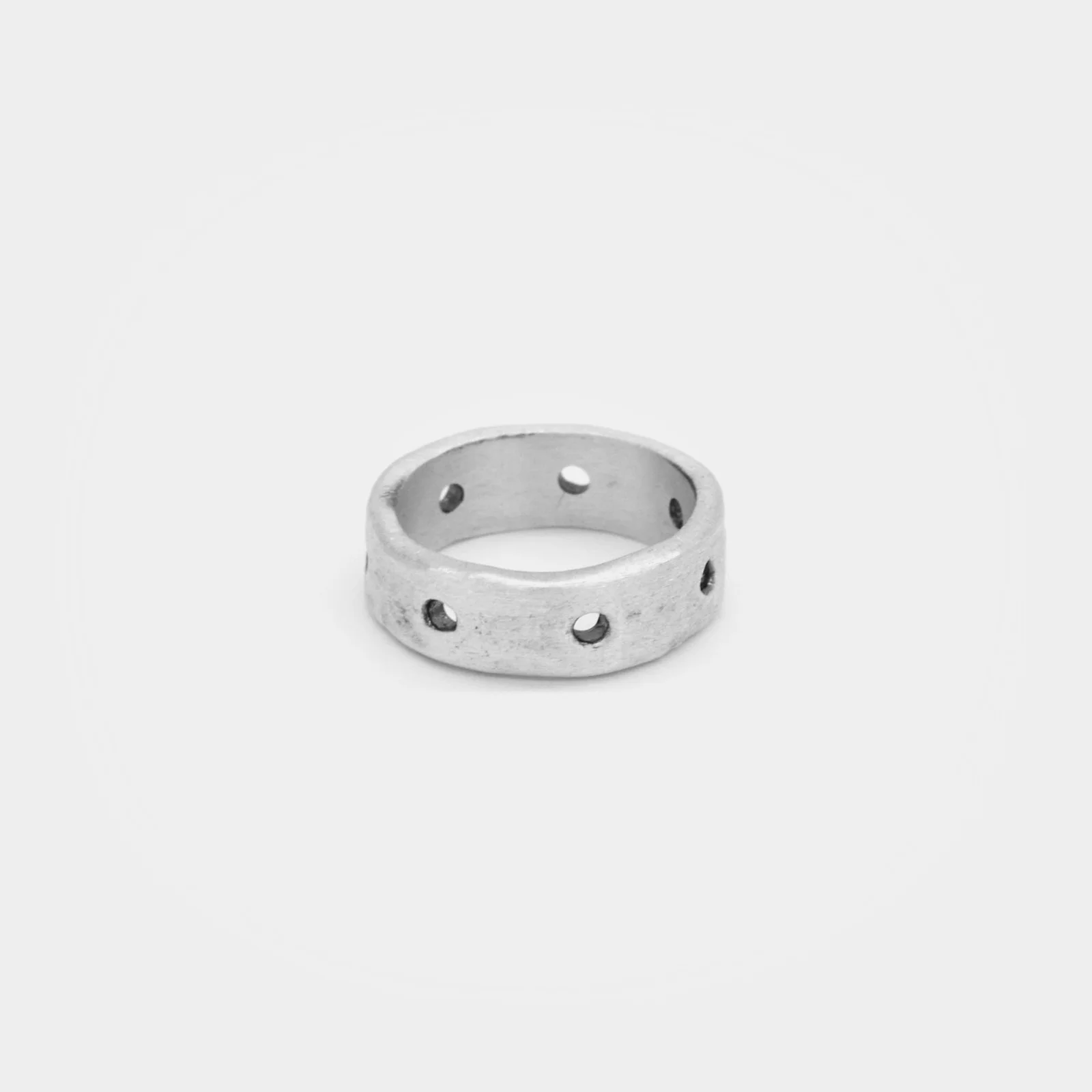 Punch Out Ring - Silver