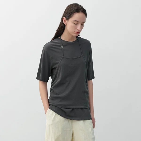 IVAN HALTER LAYERED TEE(T-7055)_2Colors