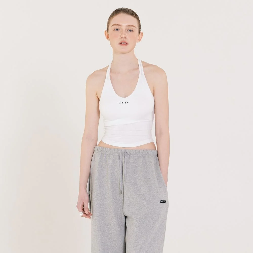 Soft Halterneck sleeveless 白色