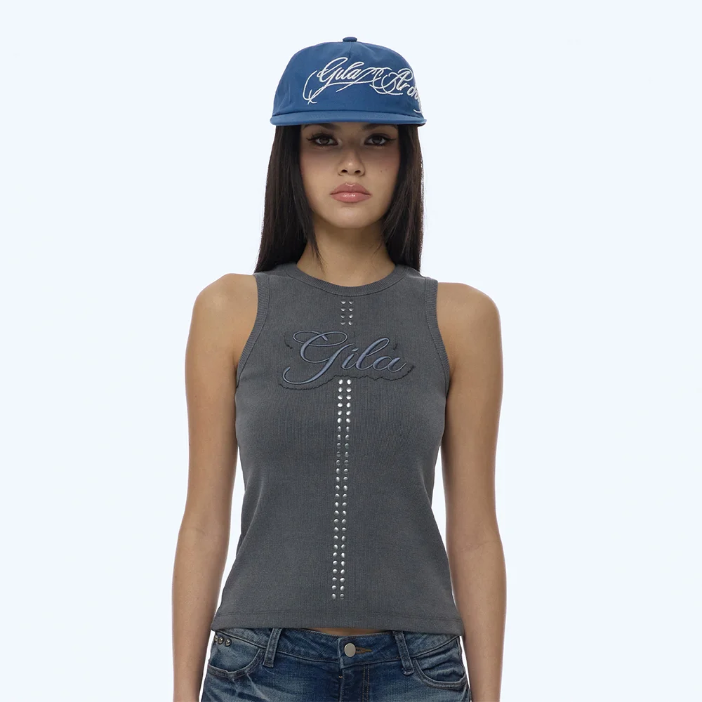 LETTERING LOGO TRUCKER CAP_BLUE