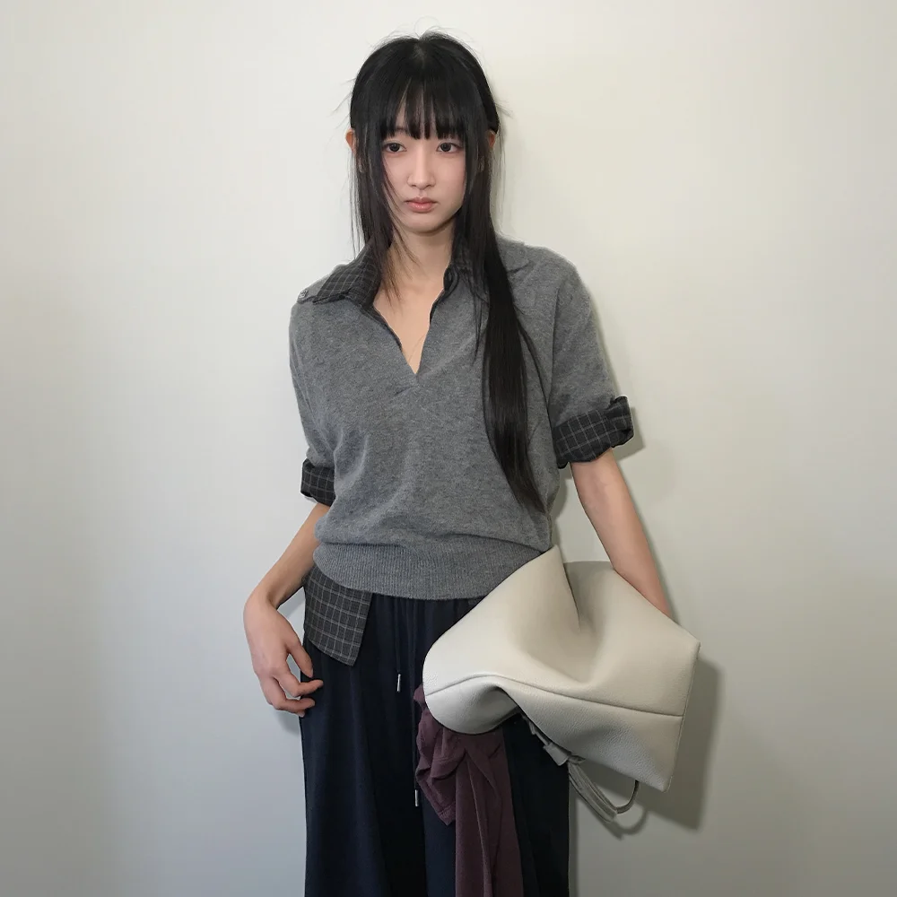Ron Open V-Knit (Gray)