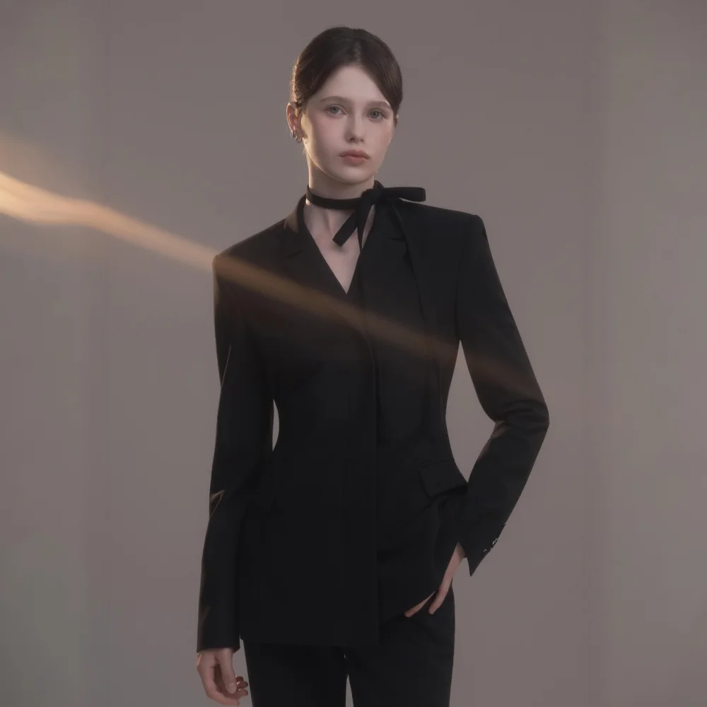 Emma String Jacket - Black