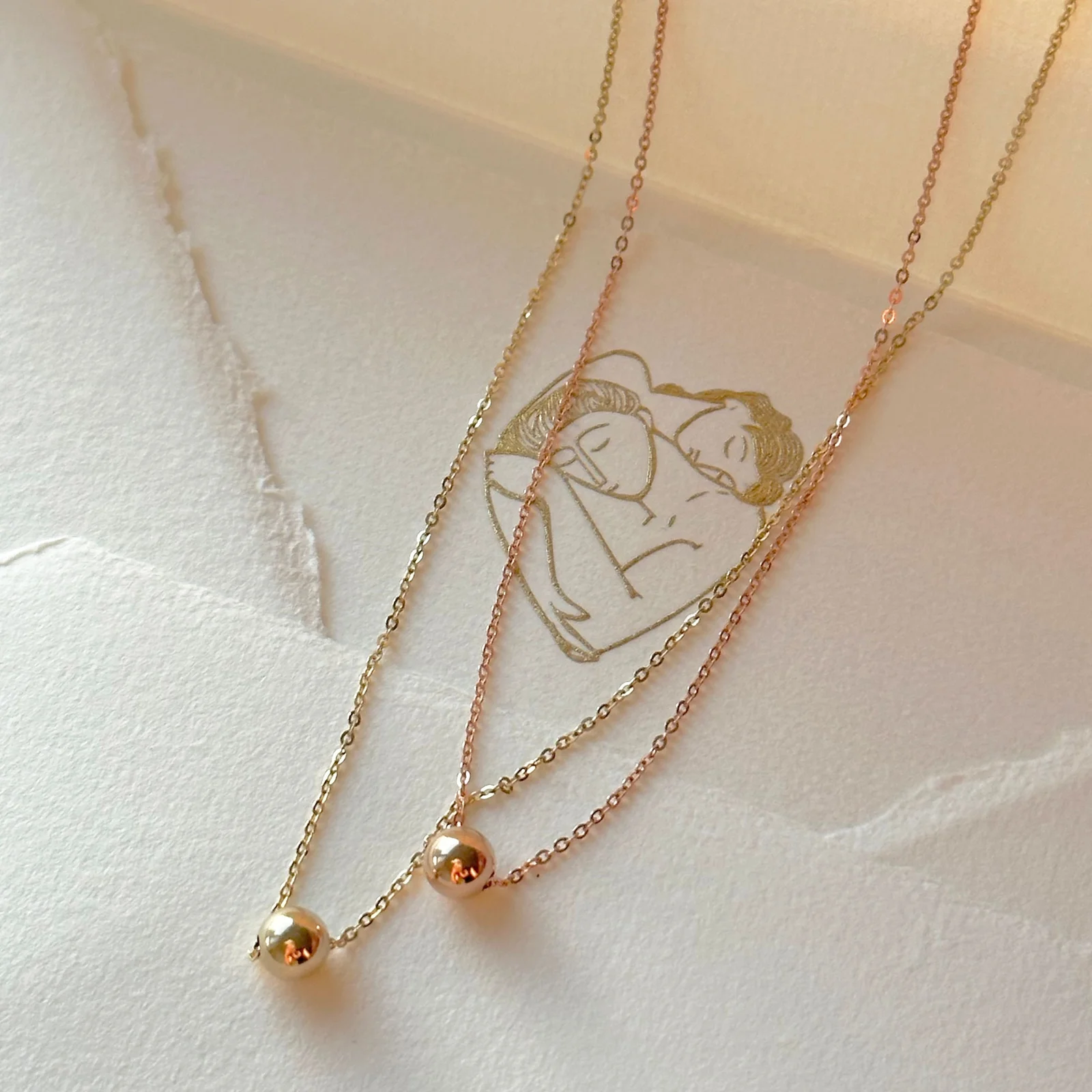 14k gold 必備款 Necklace