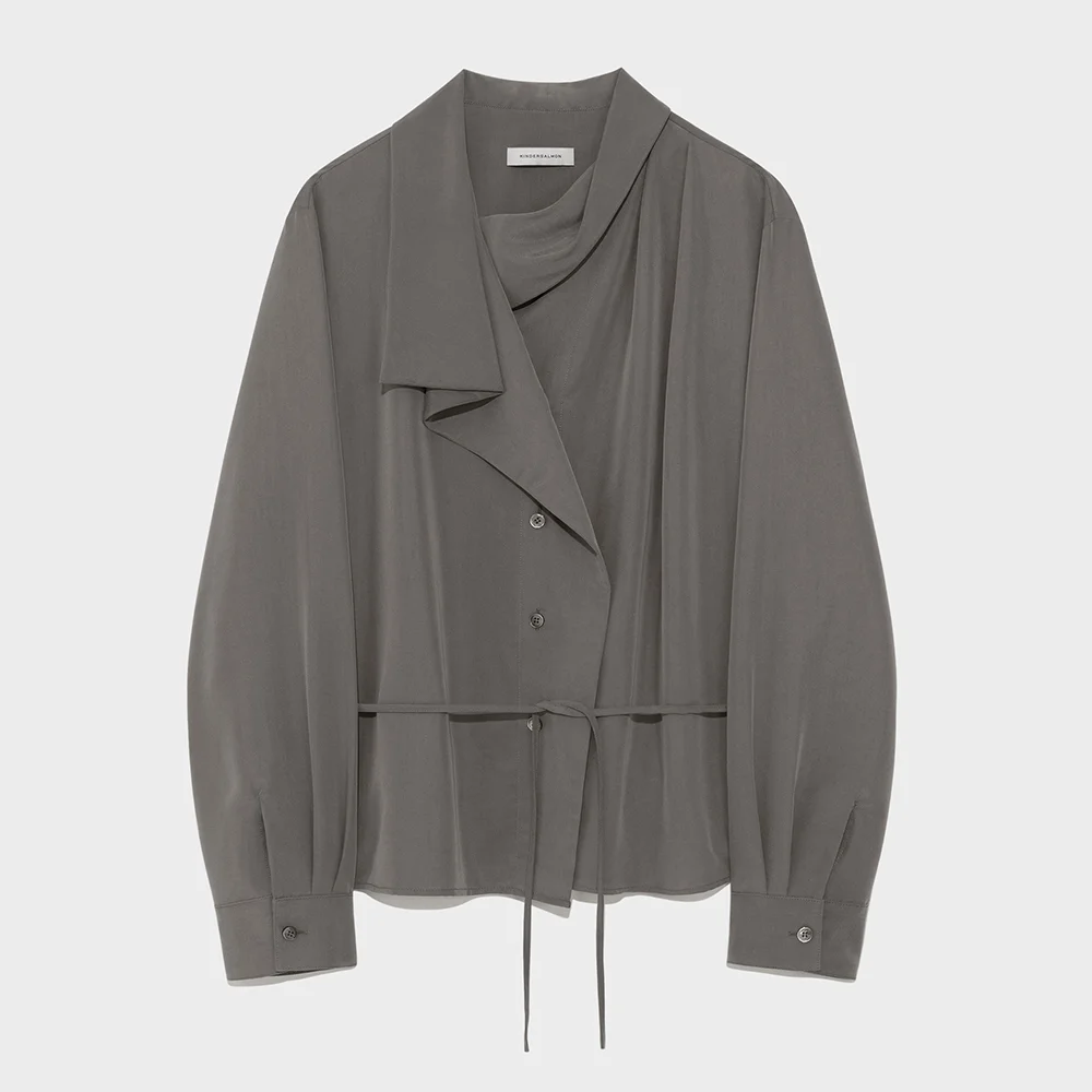 Draped Casa Top Slate