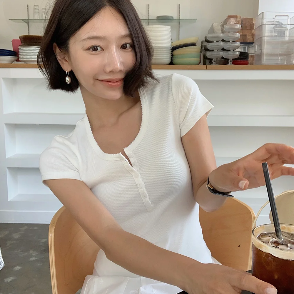 Sarah half t-shirt (ivory)