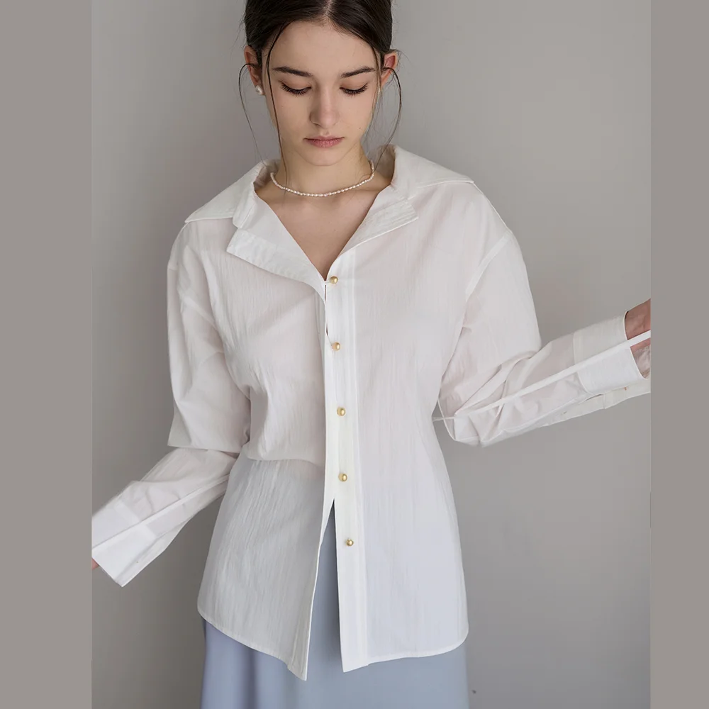 Lautre Or ribbon White shirts