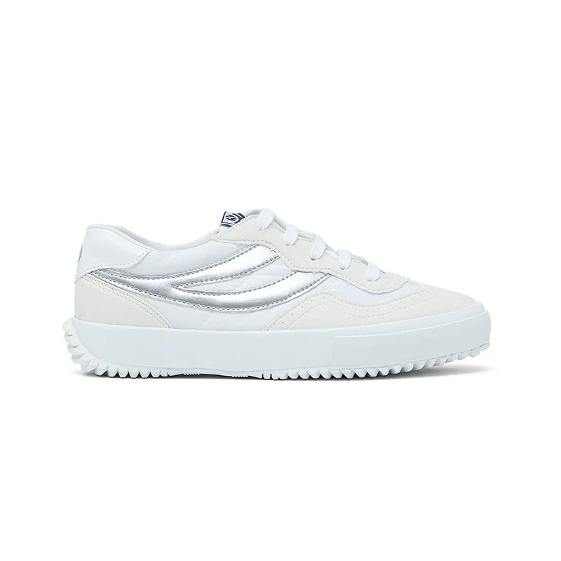 Superga 2837 超細纖維 尼龍 白銀色 S111HKW908