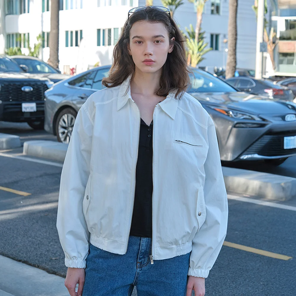 Jace Cotton Blouson - Ivory