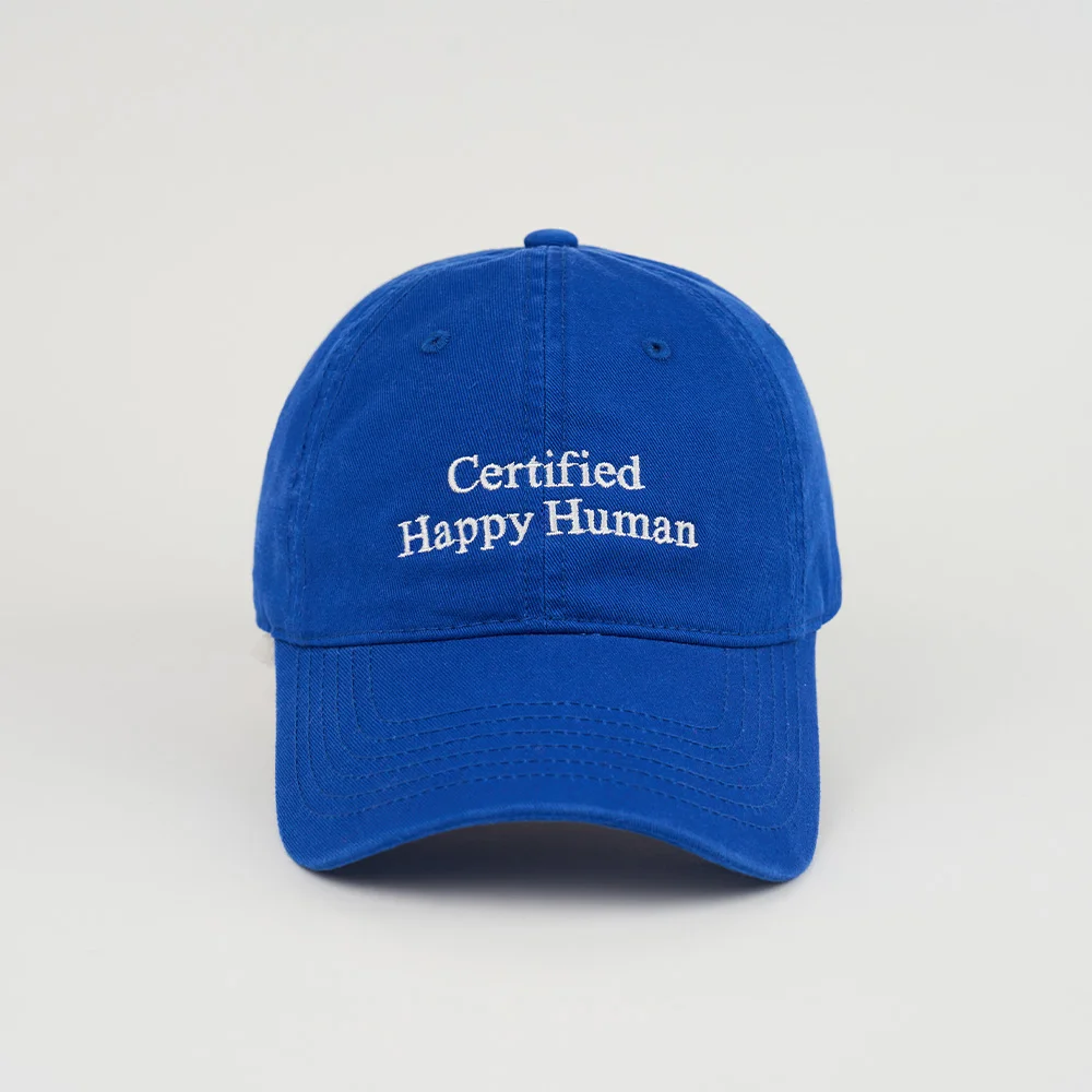 CERTIFIED HAPPY HUMAN Ballcap