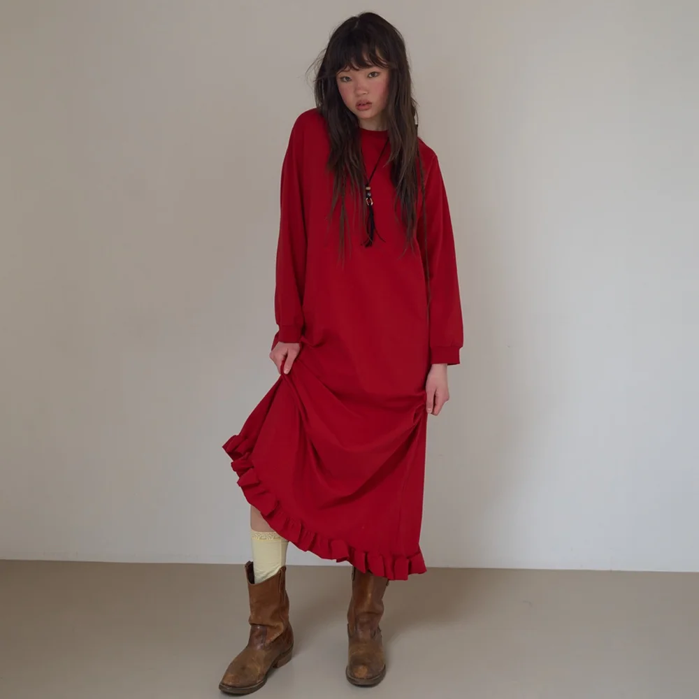 Key Glance Maxi Dress / Red