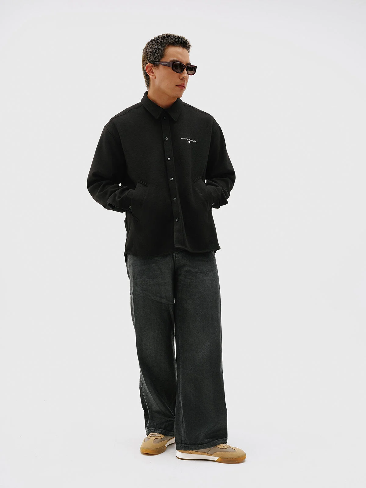 FLANNEL SHIRT (BLACK)