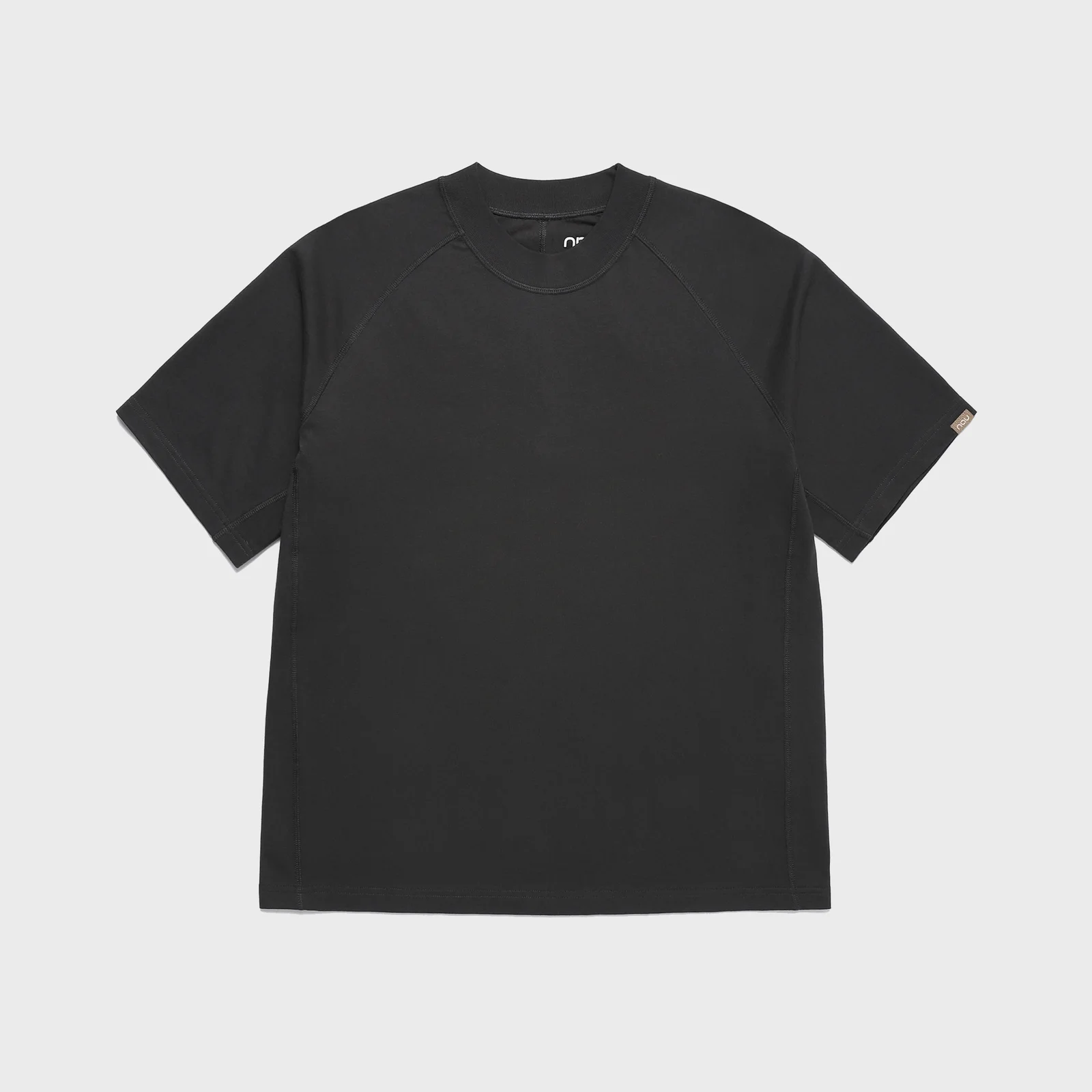 有機 牛角袖 T恤 Dark Gray