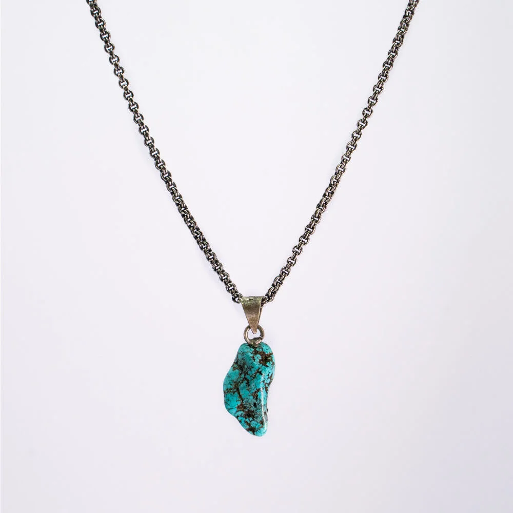HR 319N_Turquoise Necklace (Silver 925)