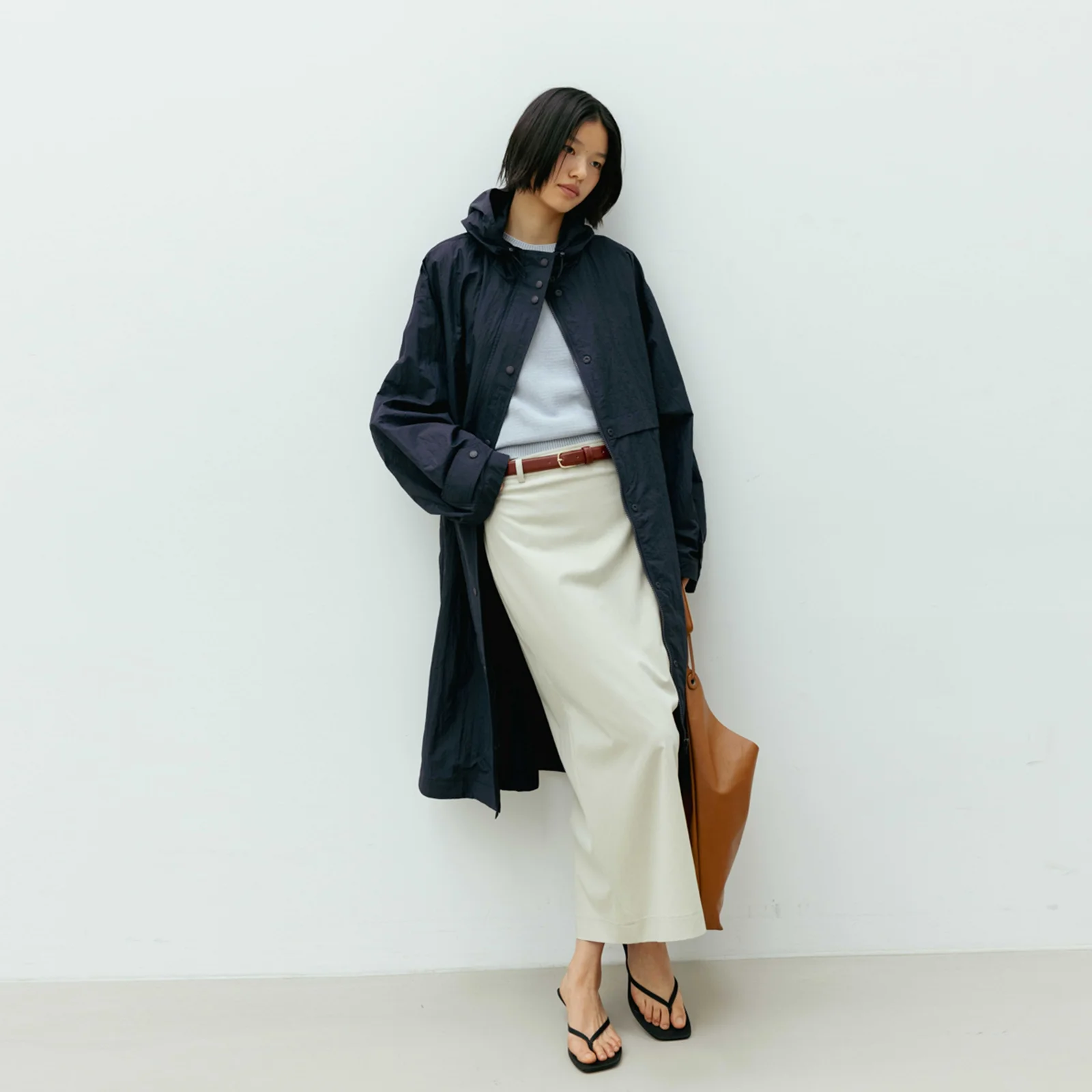 Light Windbreaker Coat(Navy)