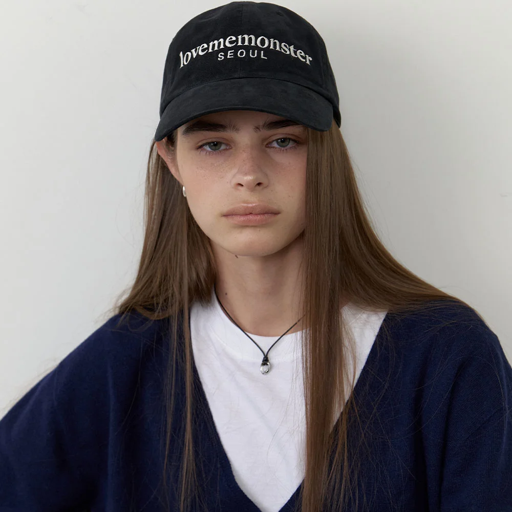 lovememonster Logo Ball Cap_BK (L253MCP010)