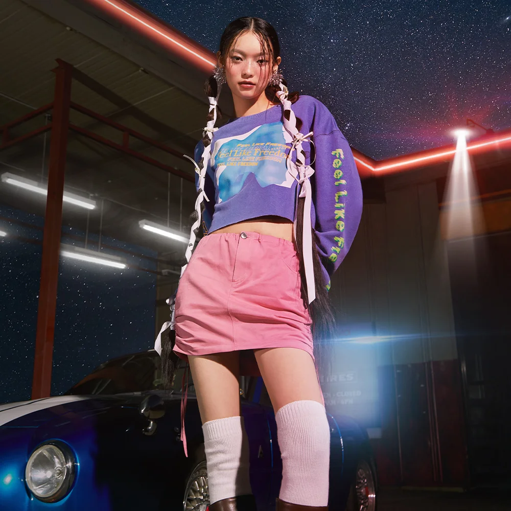 FREEDOM SWEATSHIRTS PURPLE BP3CL009