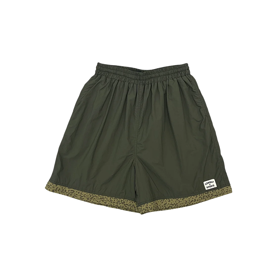 Combat Sports Shorts Khaki Leopard