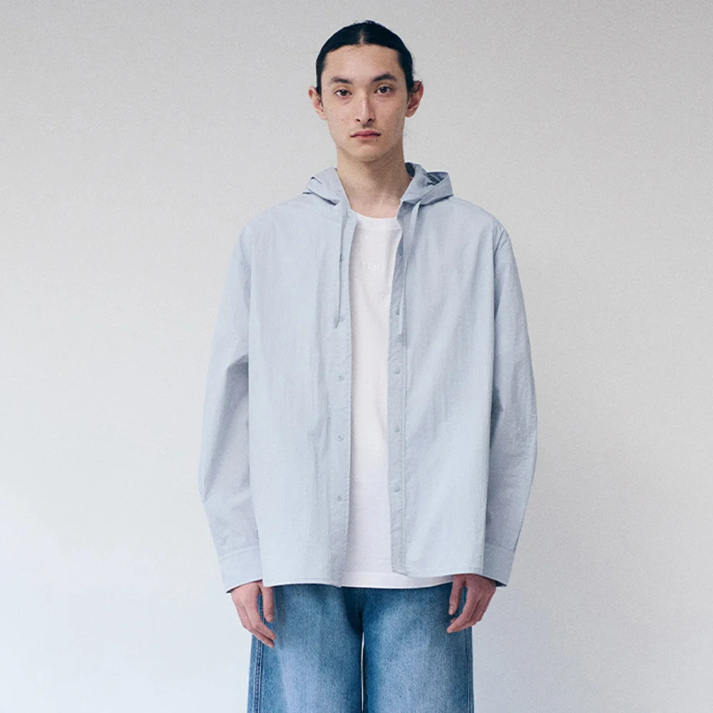 Aeroshell 連帽衫 襯衫 Light Blue