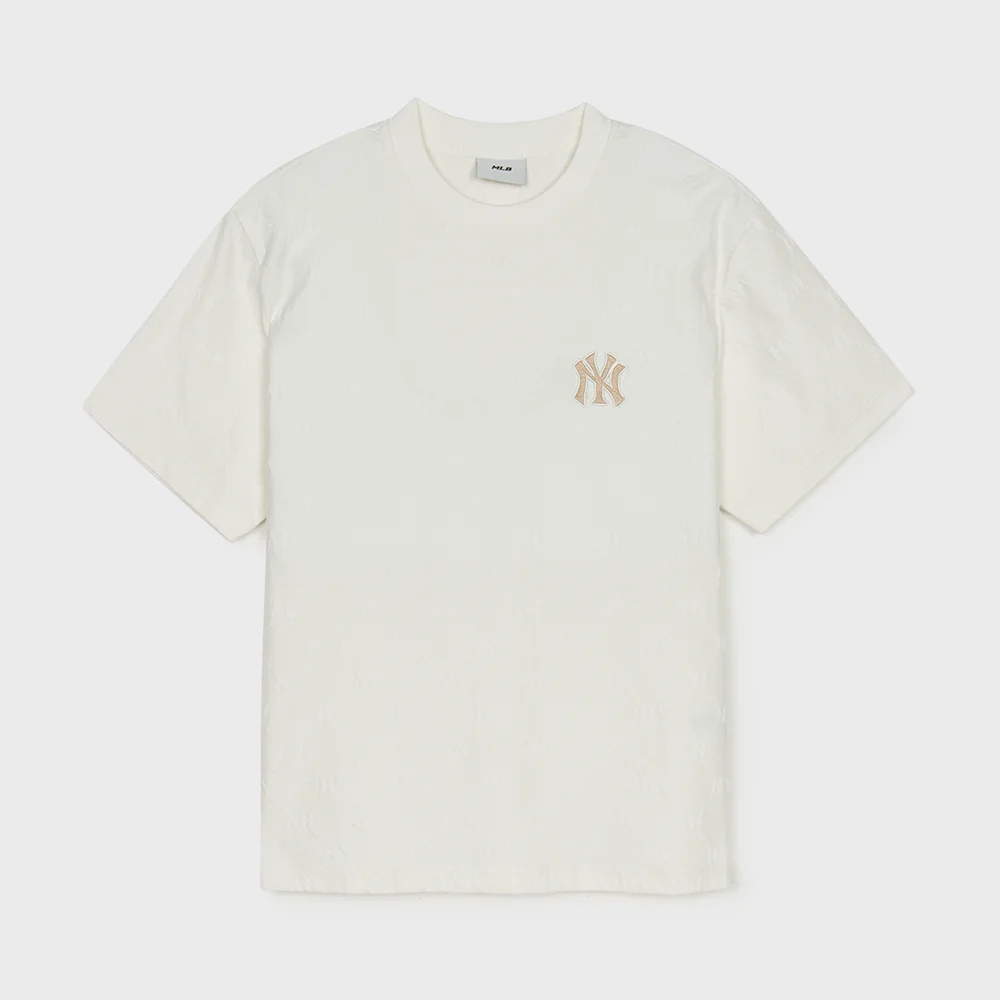 菱形 Monogram Tonton 提花 寬鬆版型 短袖 T恤 NY (Ivory)
