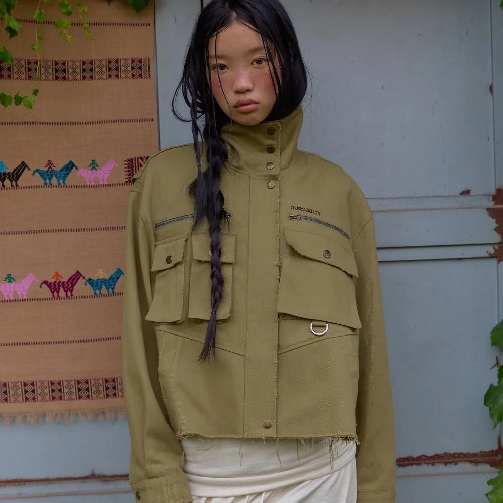 Traveler Crop Jacket / Khaki