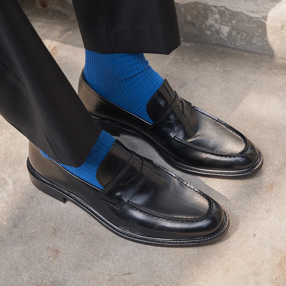 Vincent Leather Loafers Black