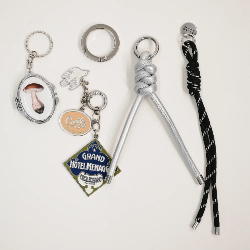 MUSHROOM MIRROR LOCKET KEYRING_蘑菇 Rocket 鑰匙扣