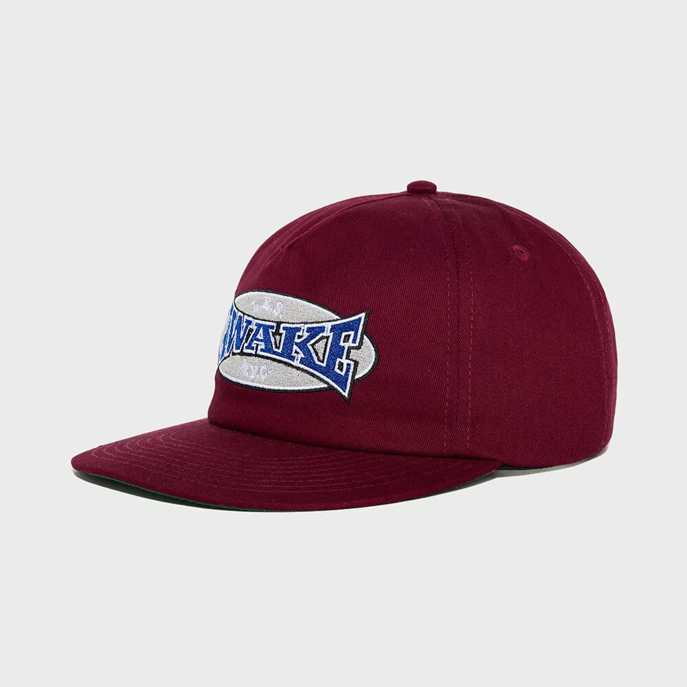 (U) LES 5 Flannel 帽 栗色 LES 5 PANEL HAT MAROON