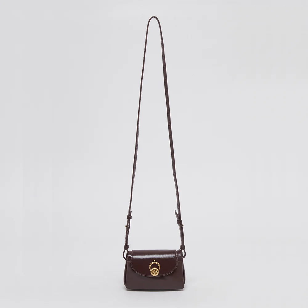 Luv hole mini bag(Merlot red)
