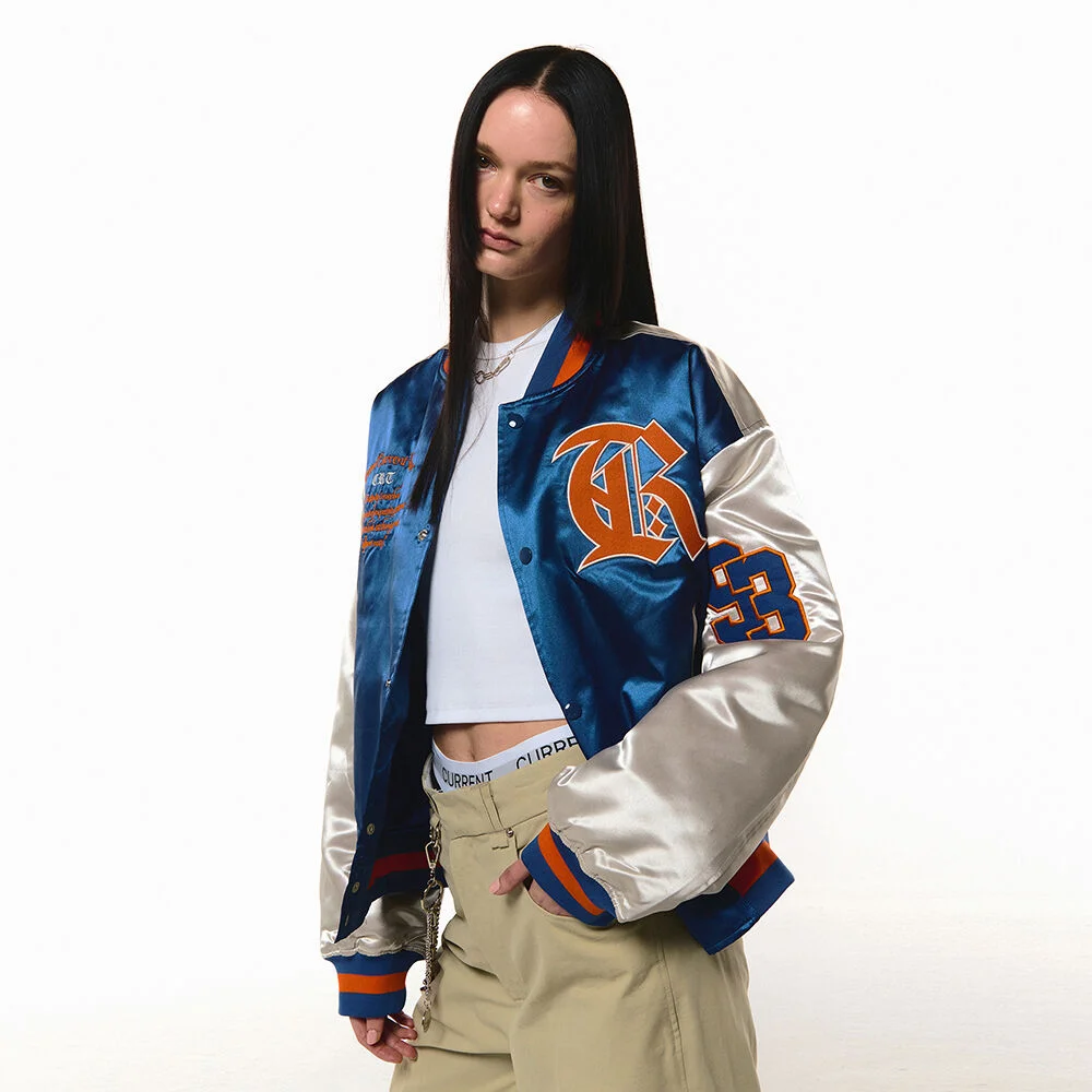 GLOSSY VARSITY JACKET