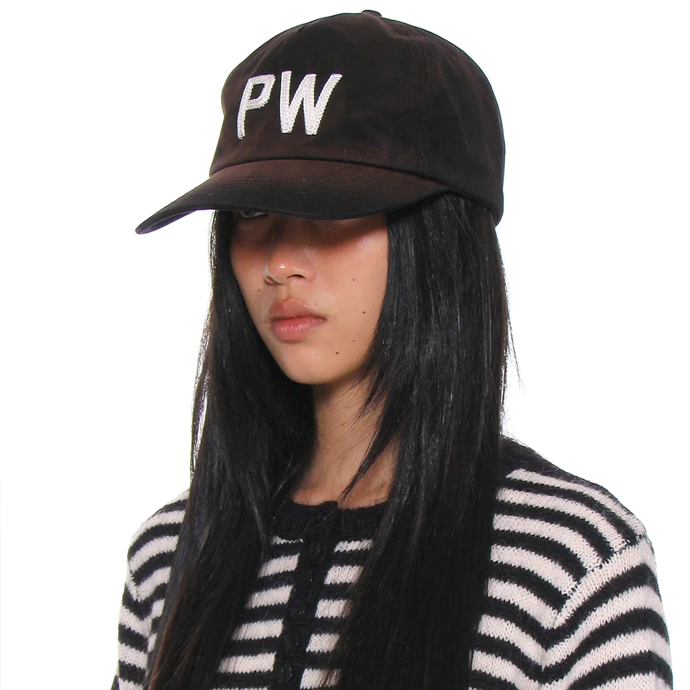 PW EMBROIDERY GRANDAD CAP_BLACK