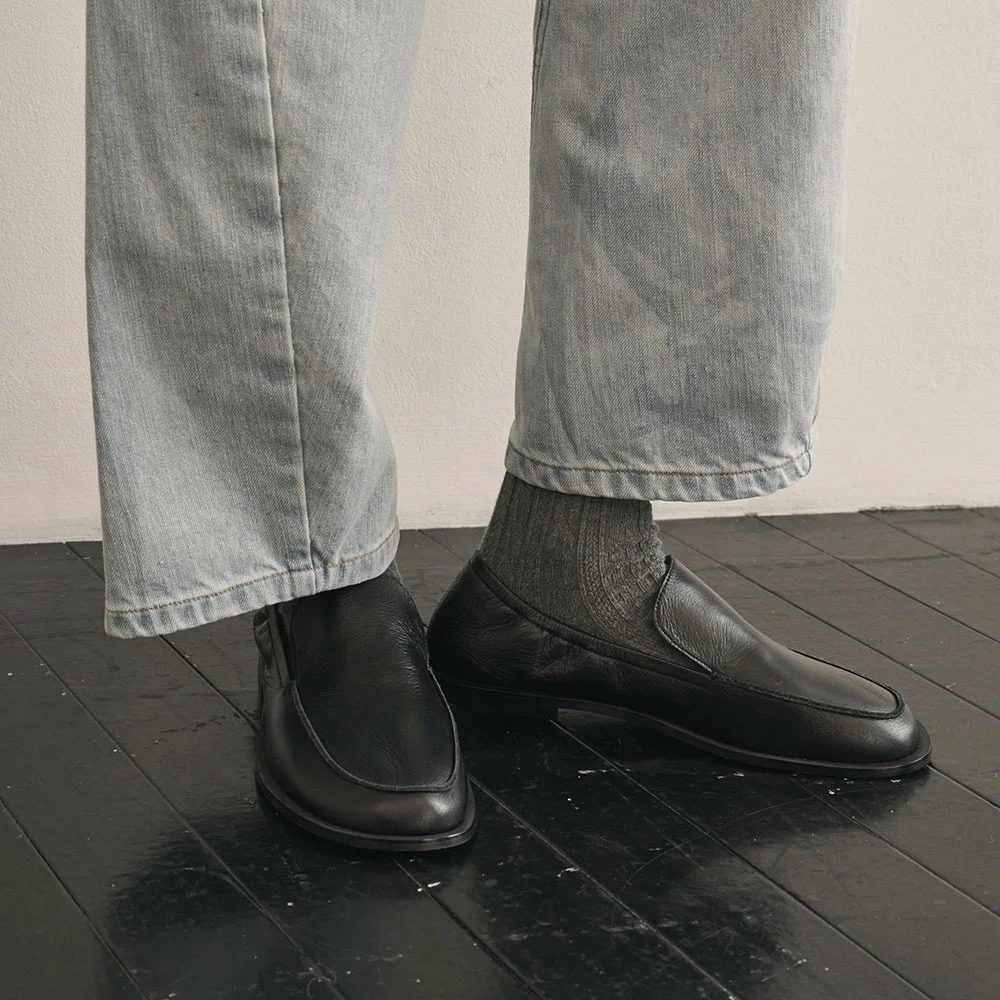Wandy banding loafer (Black)