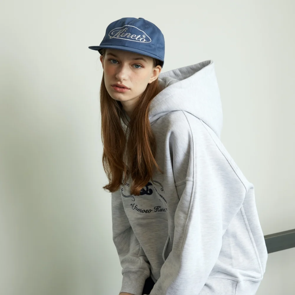 Classic Embroidery Hoodie_Bright Melange_W