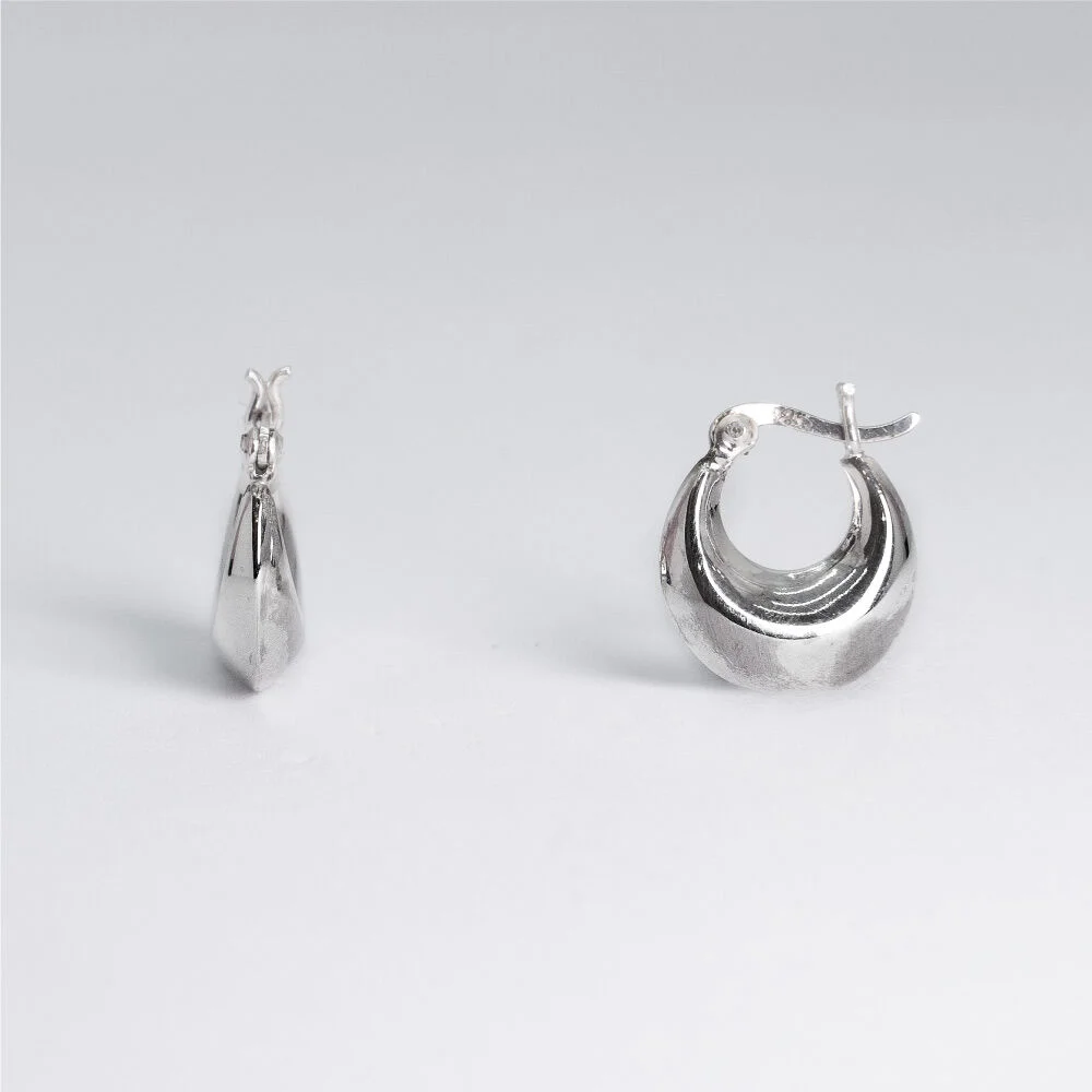 HR 156E_Silver Ring Earring (Silver 925)