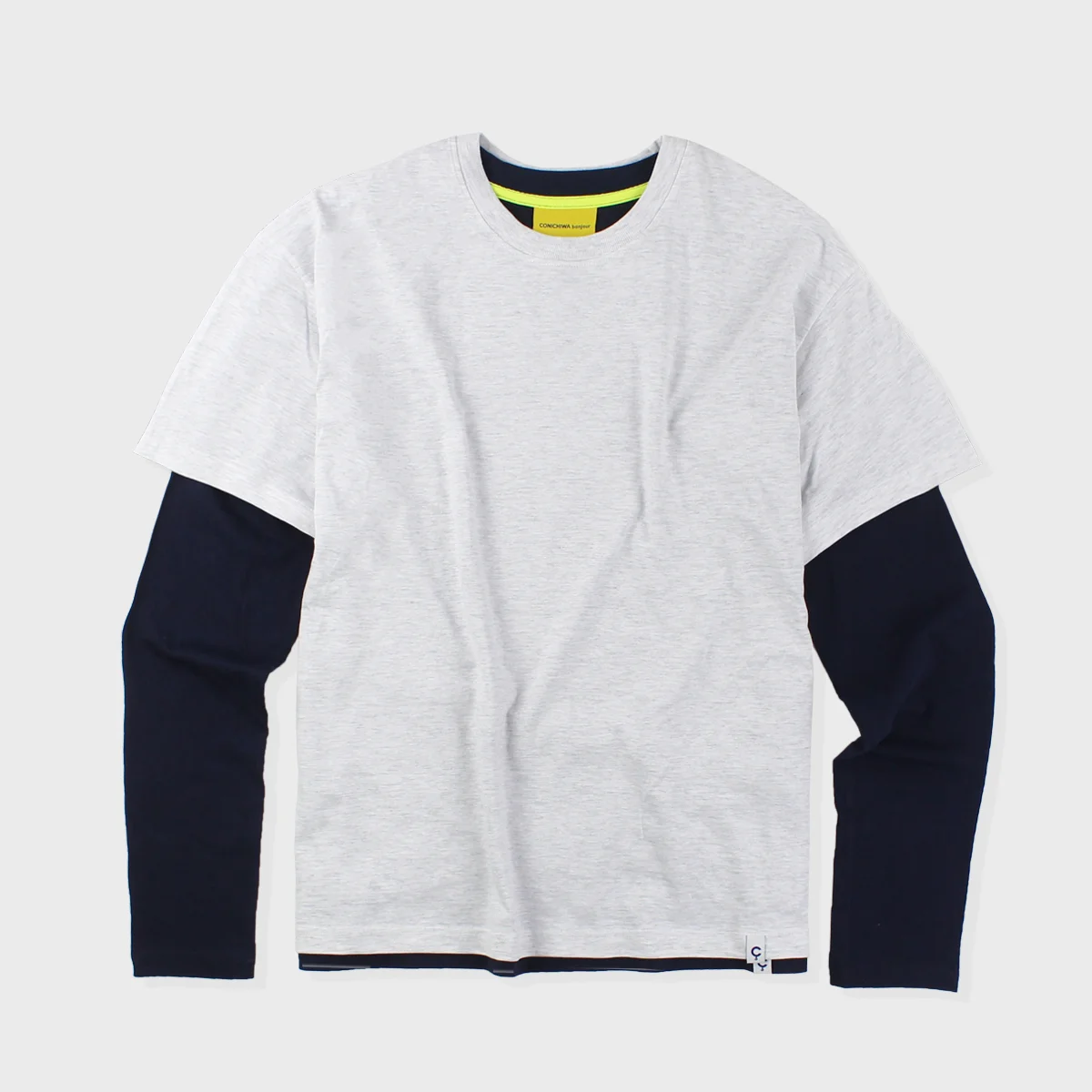 cb layered t-shirts L/S(NAVY/ASH)