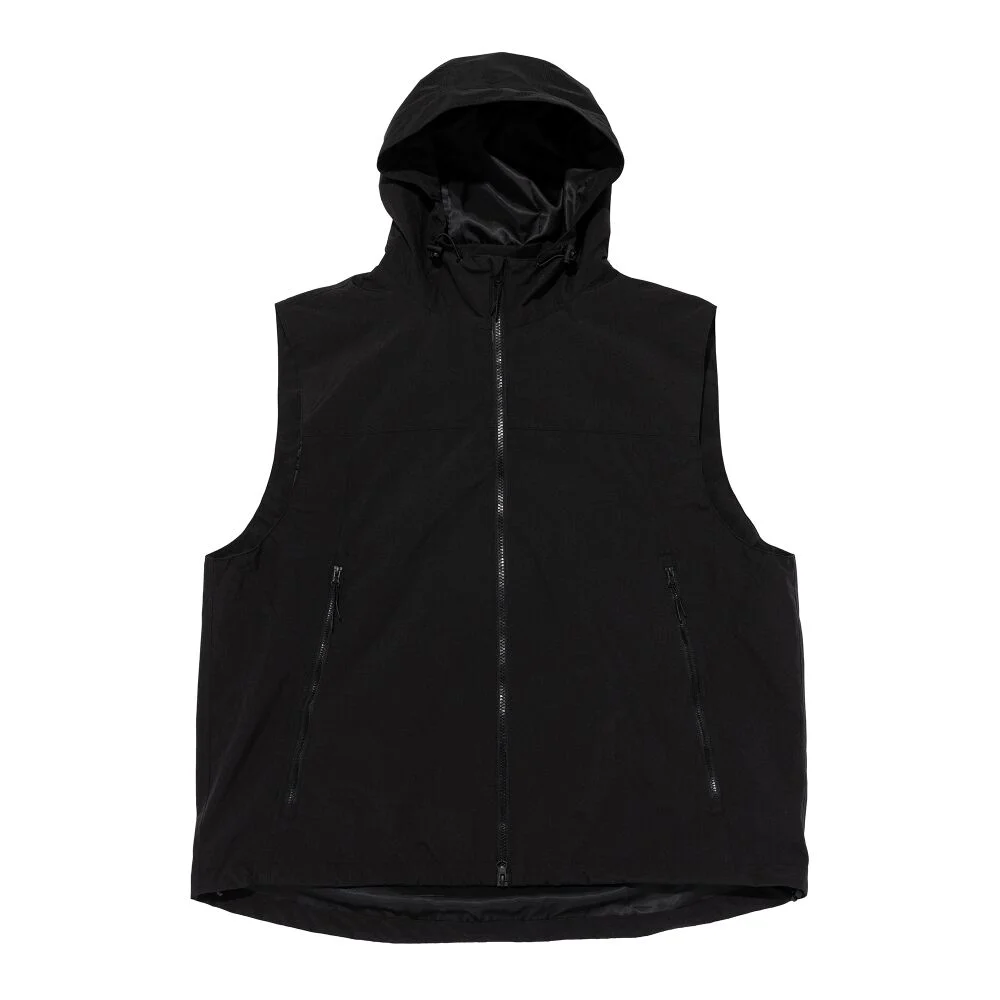 ESSENTIAL COMFORT WINDBREAKER VEST (BLACK)