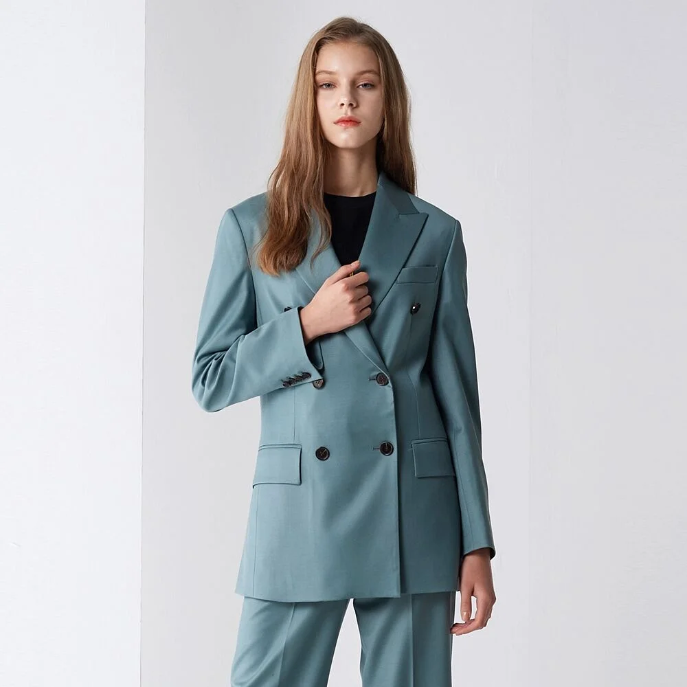 DOUBLE SET-UP JACKET BLUE