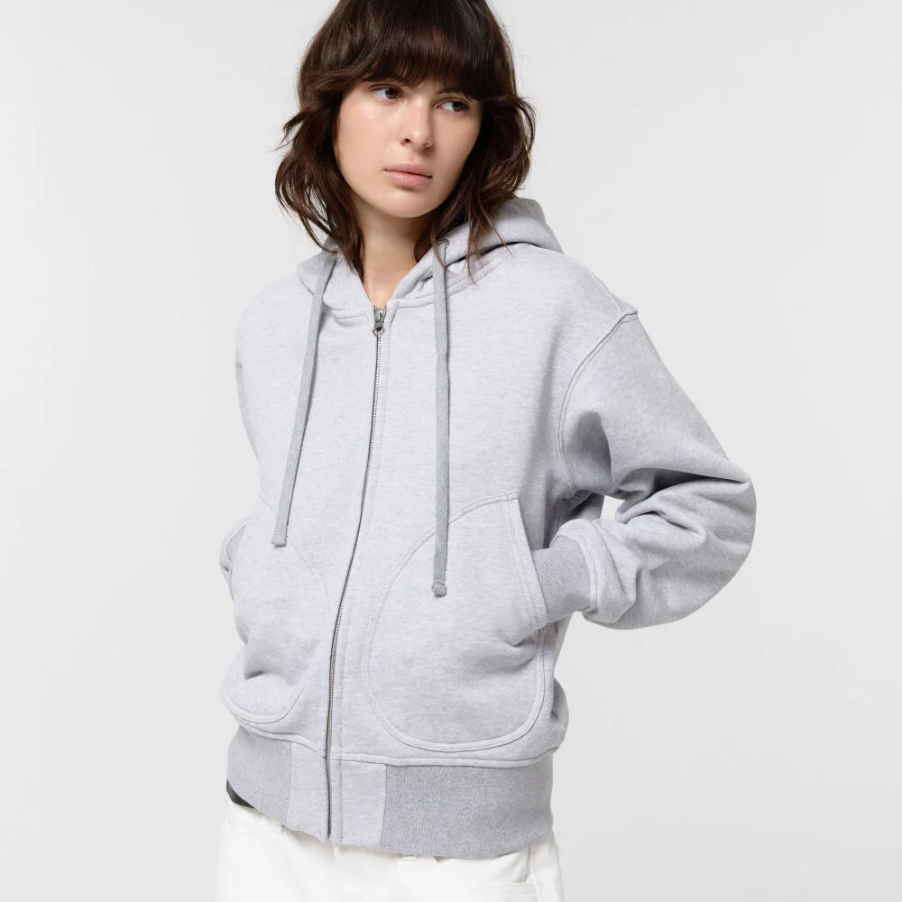 HERITAGE BOXER HOODIE / GREY