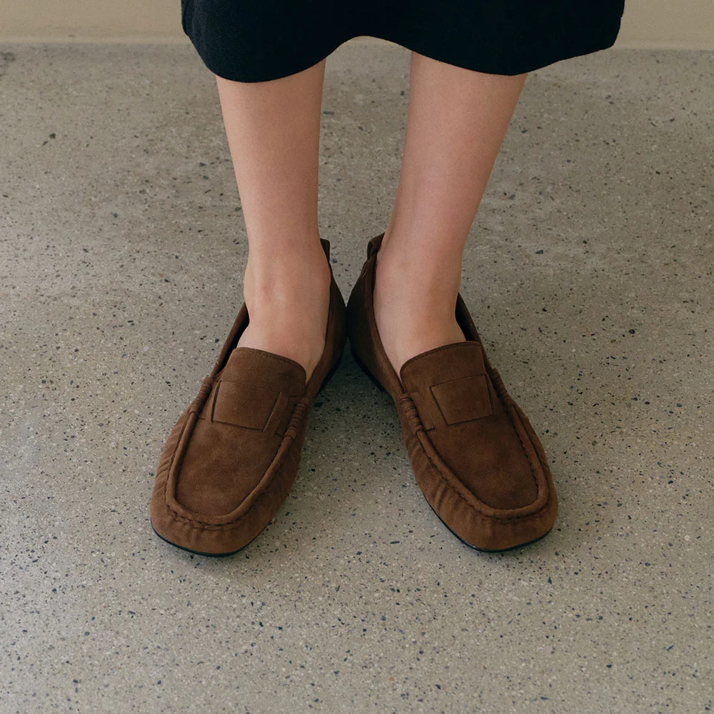 Saint Suede Loafers(Brown)