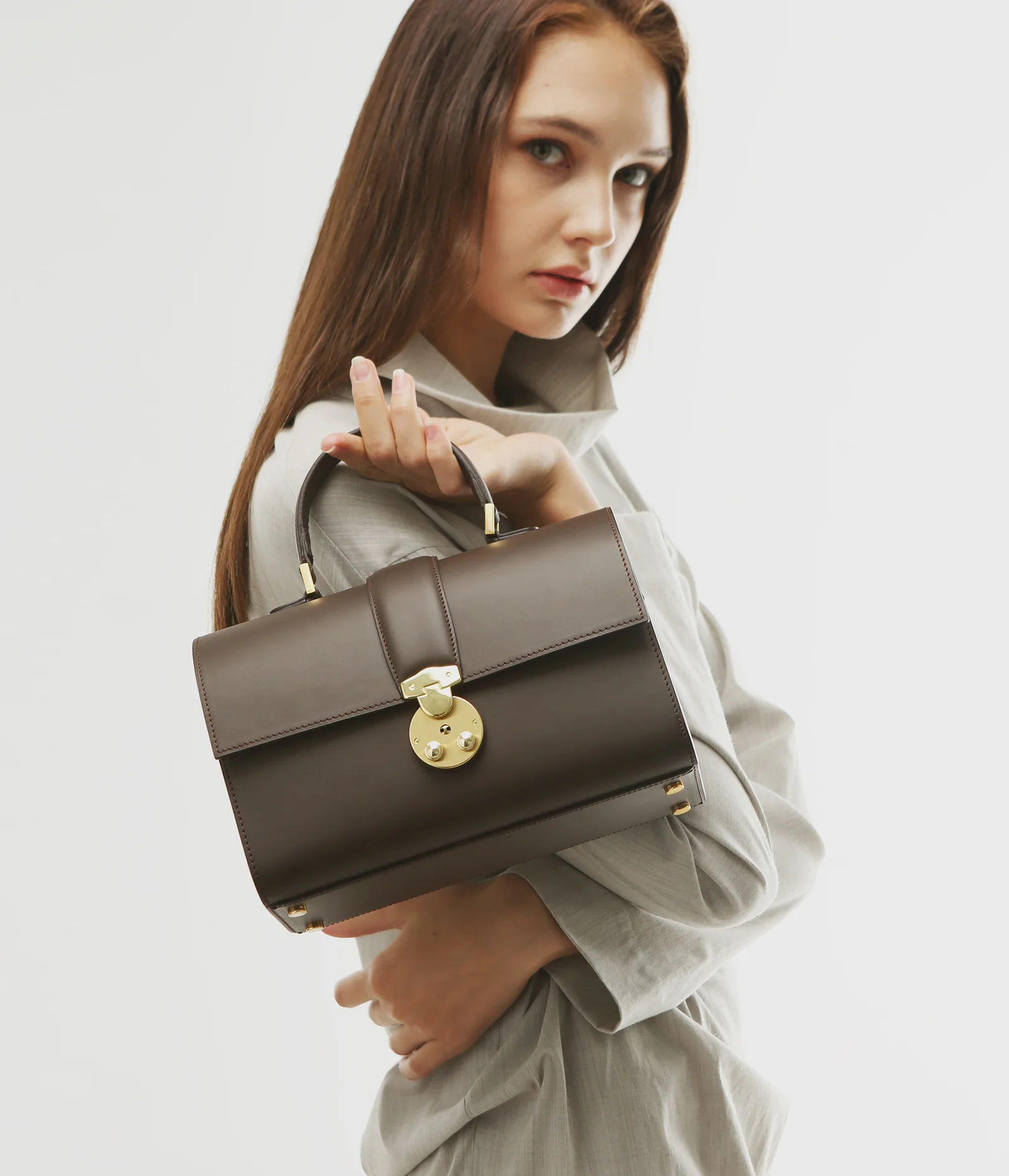 Bagette bag - Chocolate_brown