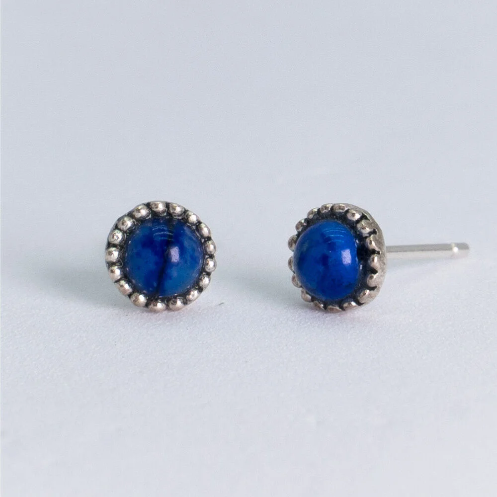 HR 160E_Lazulite Earring (Silver 925)