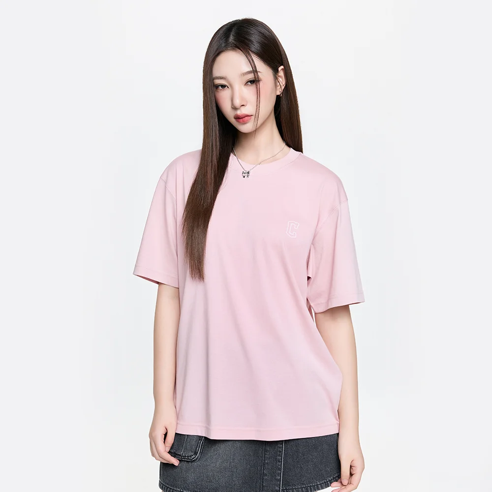 基本款 輕量 寬鬆版型 短袖 T恤 CLE (L.Pink)