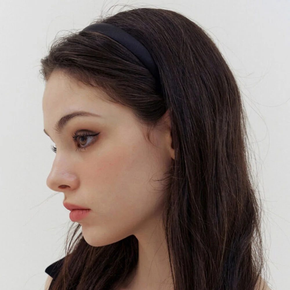 black silk head band