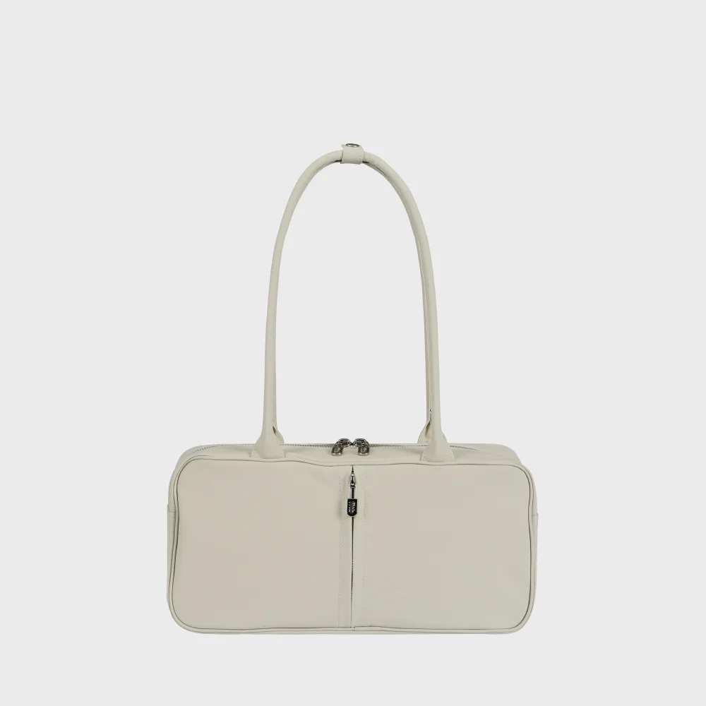 Safety Pin Square Bag (beige)