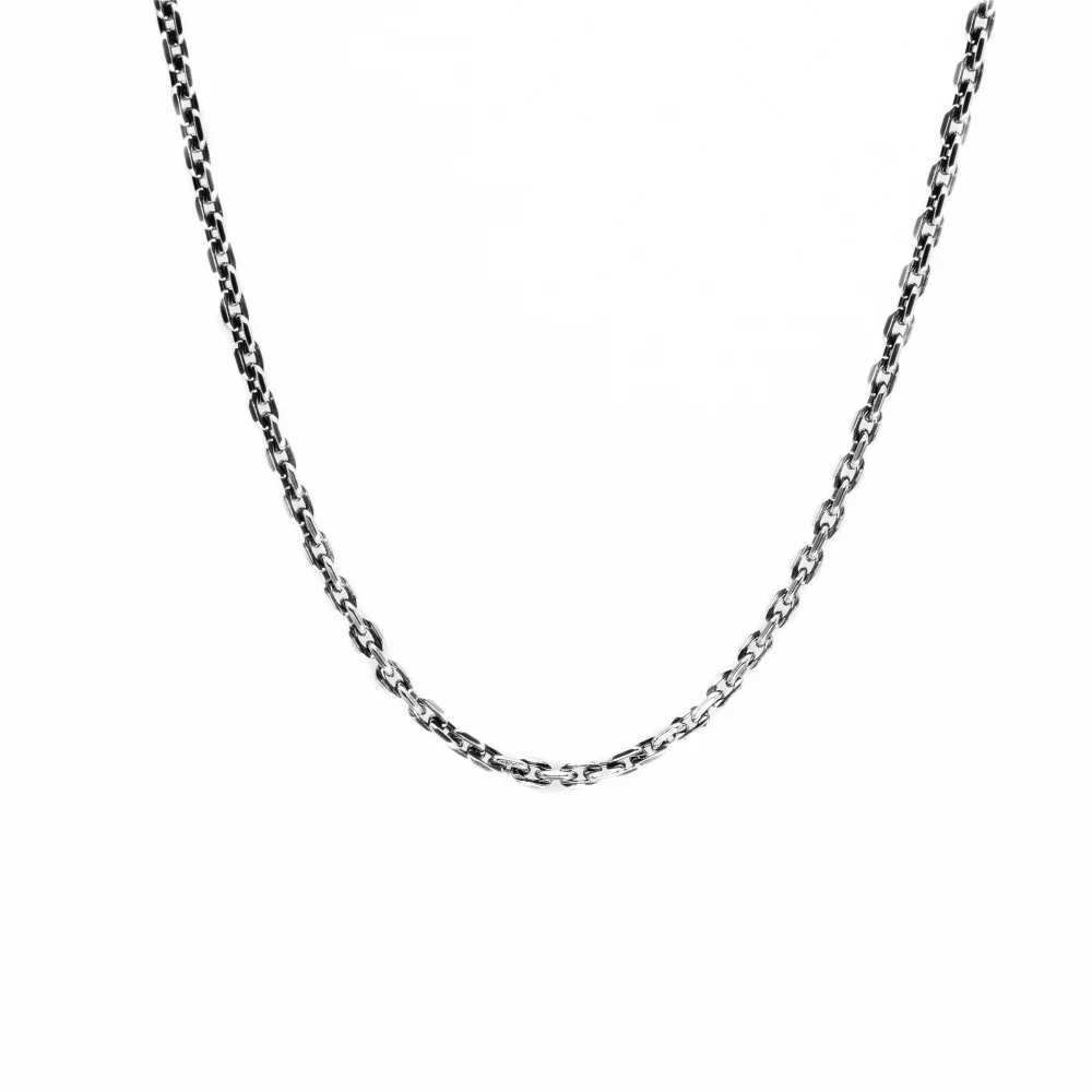 HR 362N_Silver Chain Necklace