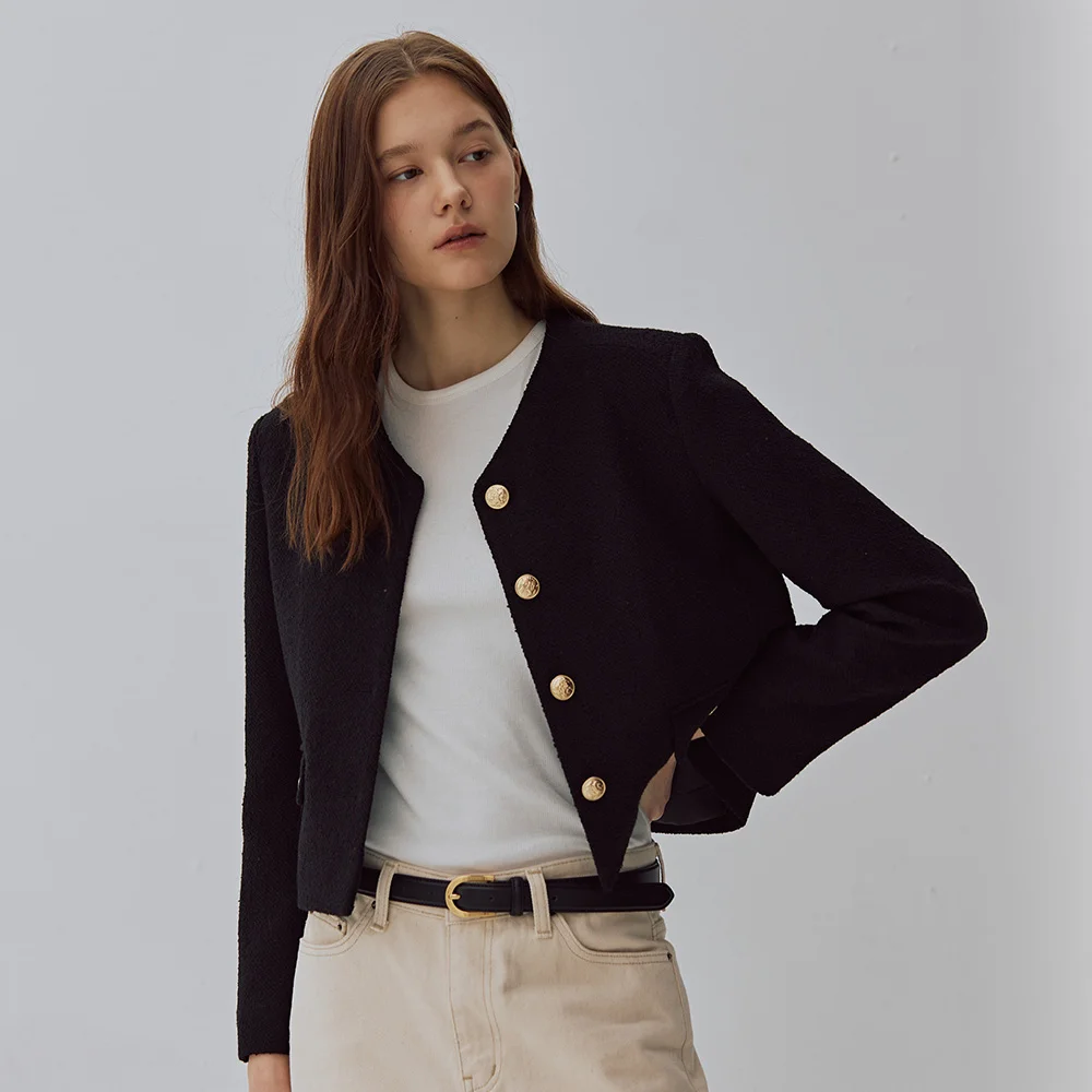 KALE TWEED JACKET (2colors)